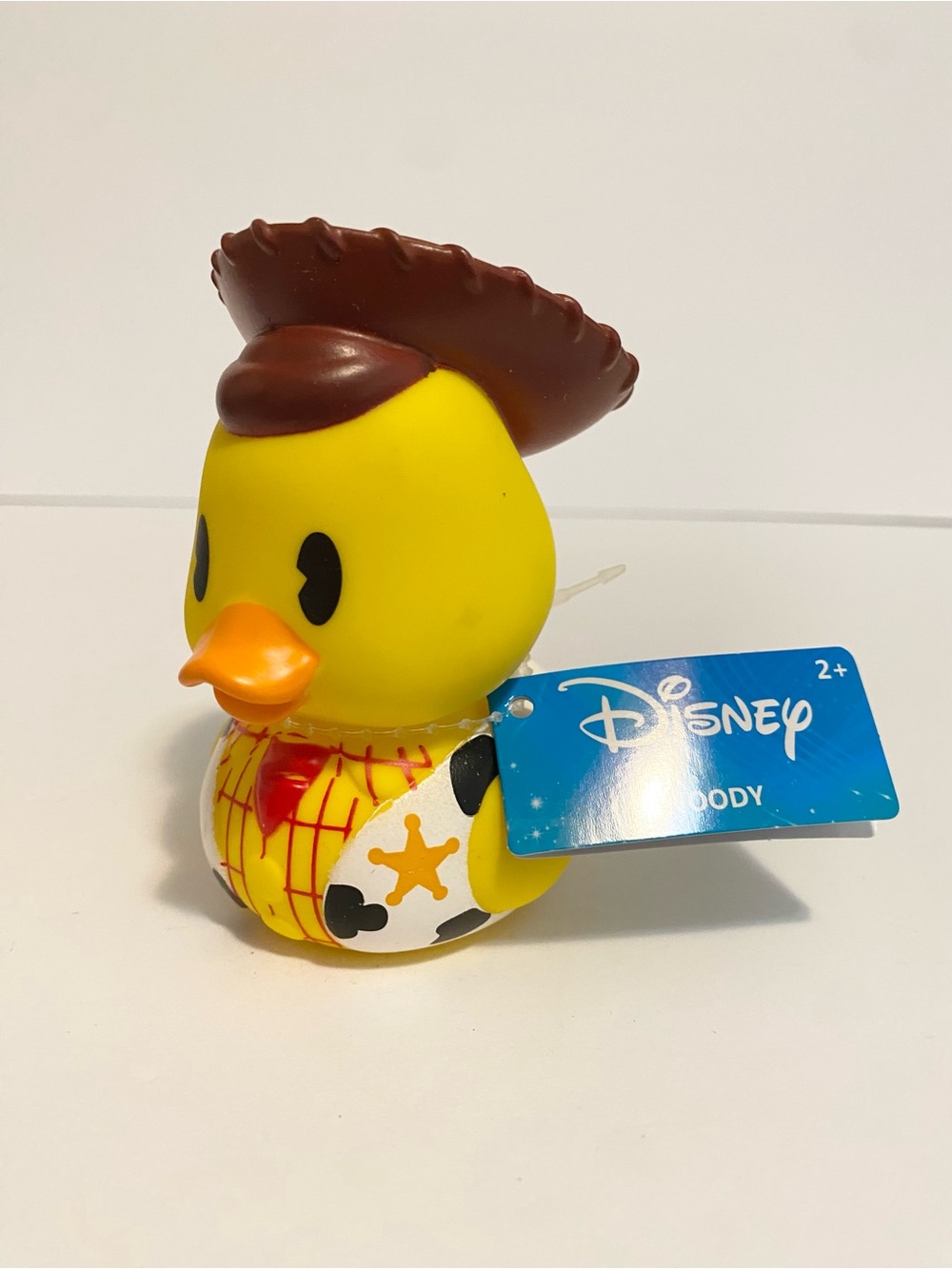 Duckalooz Disney Toy Story Woody Sheriff Rubber Duck 3” Toy NWT